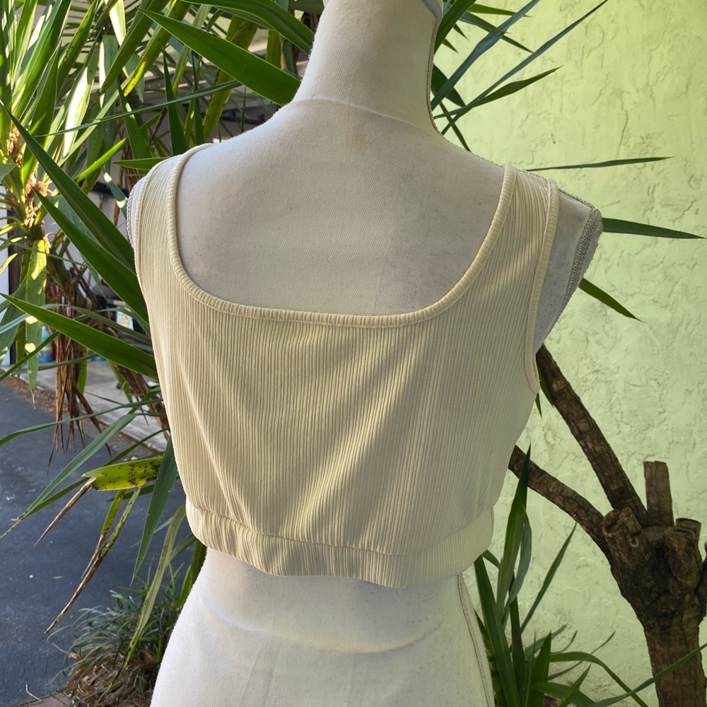 Urban Outfitters Cream Bralette Crop Top - Picture 4 of 4